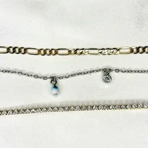 Live claim gold plated anklet