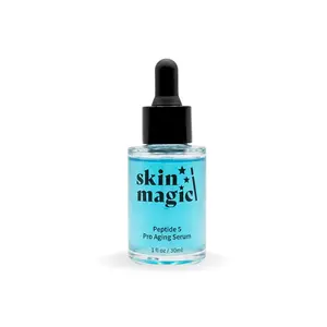 SKIN MAGIC Peptide 5 Pro-Aging Serum with Niacinamide & Sodium Hyaluronate for Firming Smoothing and Repairing with GHK-Cu & Copper Peptides, SNAP-8, Matrixyl & Argireline30ml