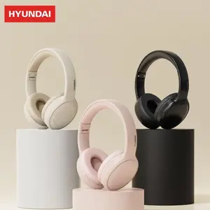 HYUNDAI TH30 Wireless Headphones, 1 Count Foldable Headphones with Built-in Microphone, Bluetooth-compatible Earbuds for Sports, Gaming, Running, Working, Audio