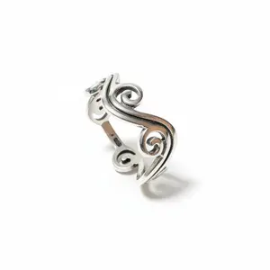 Sterling Silver Tide Wave Ring