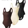 Women's Seamless Solid Color Compression Fit Body Shaper Shapewear Bodysuit, Tummy Control & Butt Lifting, Sexy Body Shaping Underwear for Daily Wear, Comfortable Inner & Outer Layer Option, Body Shaping Set