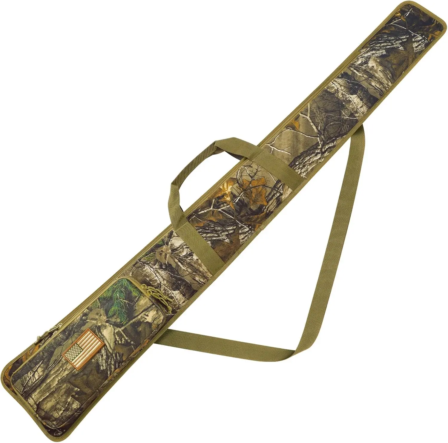 52 Inch Long Soft Hunting Storage Case | Hunting Gear Bag with Adjustable Shoulder Strap & External Accessory Pockets