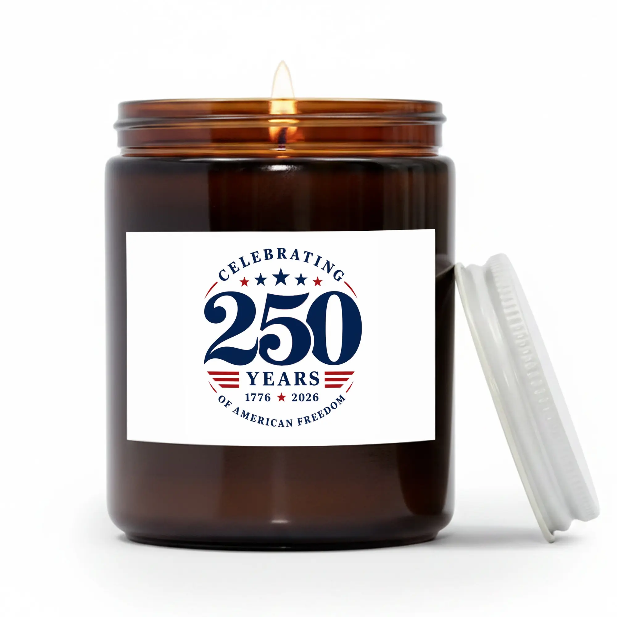 America 250 Patriotic Candle | 250th Anniversary | Colonial Harvest Scented Candle