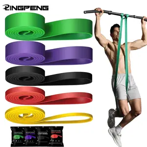 Latex Resistance Band, 1pcs Pull Up Gym Home Fitness Rubber Expander Loop,  Strength Assist Workout Training Equipment for Men and Women, Workout Bands