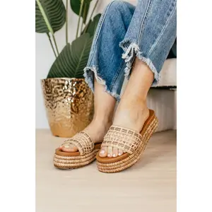 Corky's Raffia Hangover Sandals