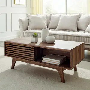 Modway Render Coffee Table in Walnut