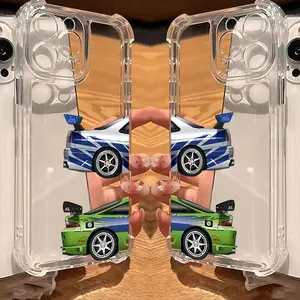 Fast and Furious Phone Case Suitable for iPhone 17 16e 16 15 14 13 12 11 Mini Pro Max Air X XR XSMAX 8 7 Plus Anti Fall Transparent Soft Back Cover