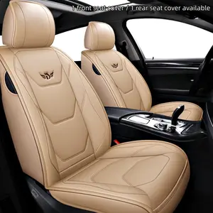 Leather Car Seat Covers, Car Seat Protectors, Comfortable and Durable Auto Interior Accessories, Easy Installation, Perfect Fit for Most Vehicles