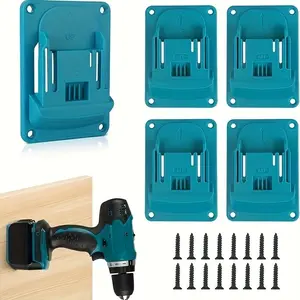 High-Quality 5-Piece Battery Base for Makita 18v, Compatible with Bl1860/bl1850/bll40 Models, Durable Abs Material, Ideal for Garage & Workshop