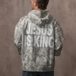 Jesus is King Camo Hoodie