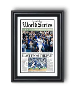 2024 LA Dodgers World Series Game 1"Blast from the Past" Freddie Freeman MVP New