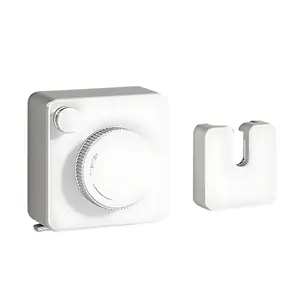 Hidden Retractable Clothesline Outdoor Indoor 13.78 Feet Heavy Duty Steel Wall Mount Drying Rack Clothes Line Laundry Line Portable No Drilling Travel Clothesline Rope with Secure Lock System