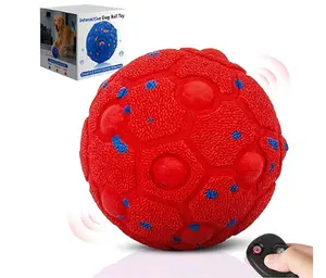 Interactive Dog Toy Ball with Remote – 3 Modes Smart Moving Ball for Medium Large Dogs, Automatic Bouncing/Rolling, Keep Your Dog Busy While You Relax – Must-Have Pet Gadget