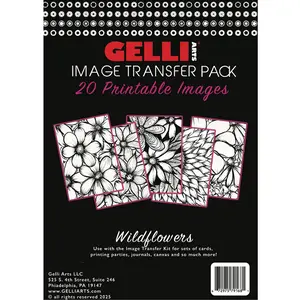 IT'S NEW!!!!  IMAGE TRANSFER PRINTABLES PACK - WILDFLOWERS