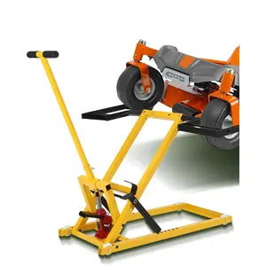 Hydraulic Lawn Mower Lift Jack, for Garden Tractors, 26-1/2 in Lift Height, 500lb Lifting Capacity, for Mower Blades Cleaning Replacing Maintenance