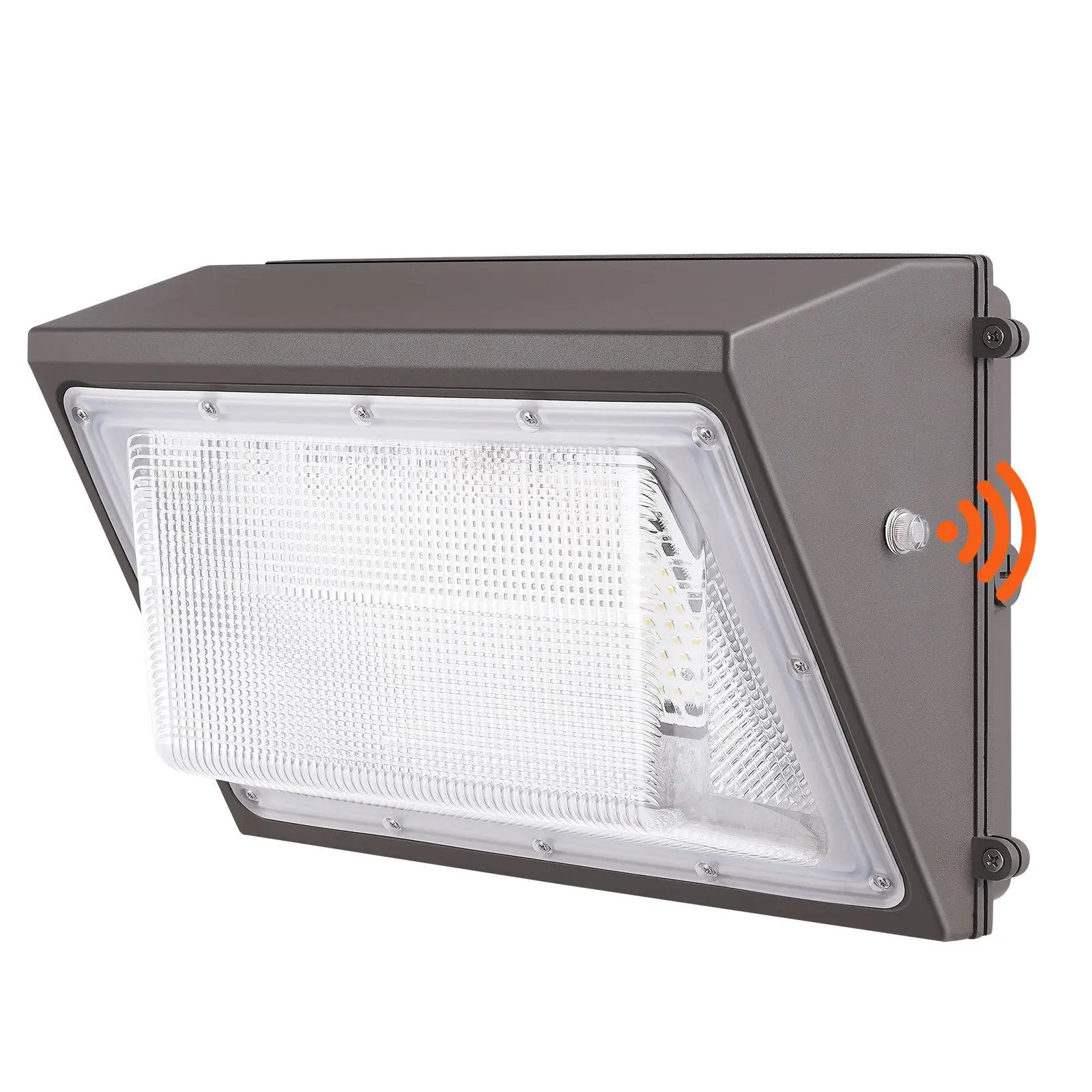 【Summerfinds】VEVOR LED Wall Pack Lights,  , 120W 11000LM, 5000K Commercial Outdoor Lights Security Lighting Fixture, with Intelligent Light Sensing 240 LED beads Energy Saving for Garages Yards, IP65 Waterproof