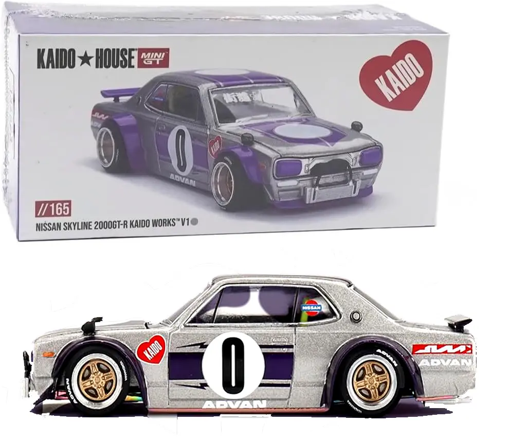 Kaido House x Mini GT 1:64 Nissan Skyline 2000GT-R (KPGC10) Kaido