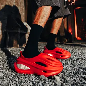 Yassia Thick Sole and Lightweight Sports Slippers, Casual Hollow Out Design walking amp, Comfortable and Breathable Shoes