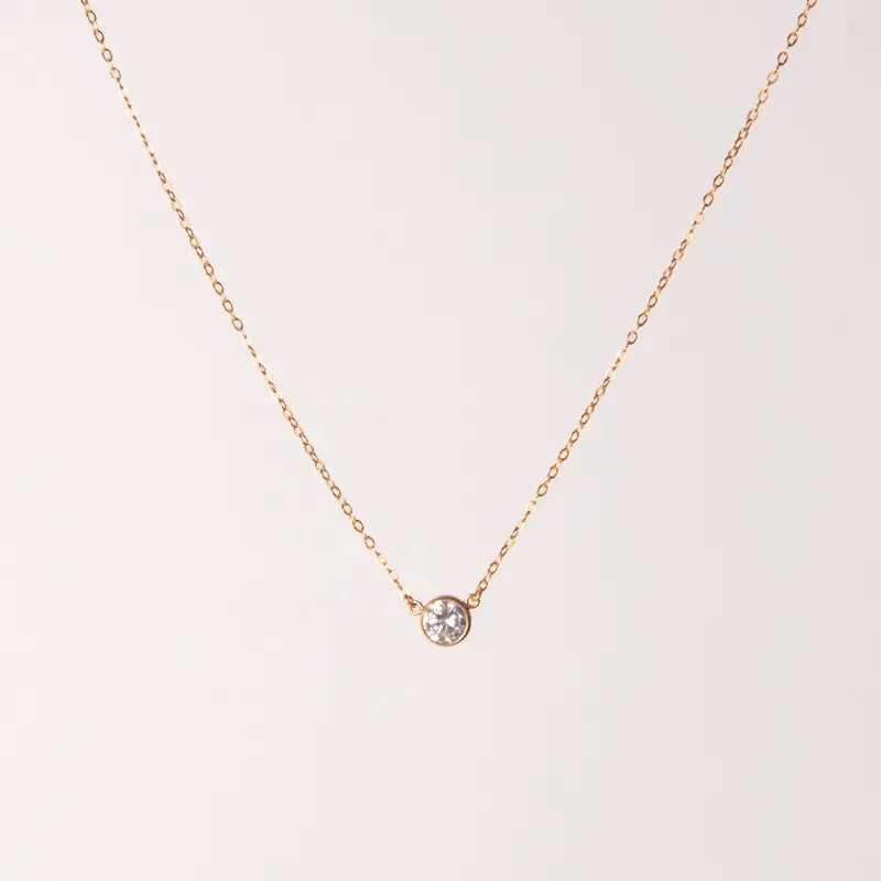Everyday Solitaire Necklace