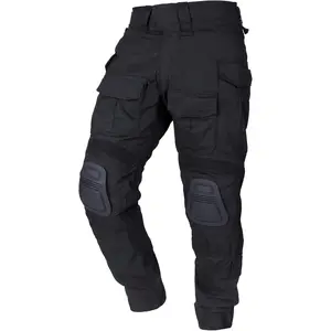 Paintball Pants Men'S G3 Combat Pants With Knee Pads Multi Camouflage Trousers Airsoft Hunting Paintball Tactical Outdoor Pants Idogear Black Combat Pants