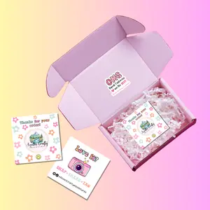 Custom "Snap Share and Tag" Thank You Cards - Boost Customer Loyalty & Social Engagement