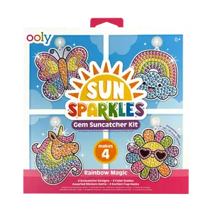 Sun Sparkles Gem Suncatcher Kit - Rainbow Magic - 4 Designs