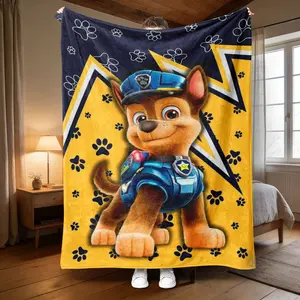 Winnie-The-Pooh Theme Blanket, High-Quality Flannel Fabric, Soft & Cozy, Perfect Gift for Kids, Ideal for Bedding & Playtime