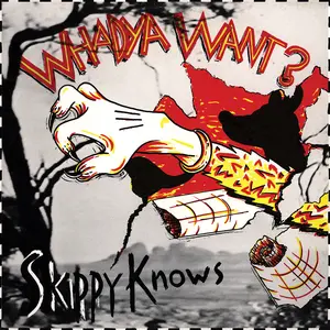 Whadya Want - Skippy Knows - White In Red  [VINYL RECORD - LP] Colored Vinyl, Red, White
