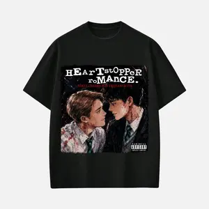 Heartstopper Romance Shirt, Nick and Charlie Couple T-Shirt, Cartoon Fan Merch , Gay/LGBTQ+/Pride Month Comfort Colors Fan Gift Top Unisex Top Sweatshirt Hoodie