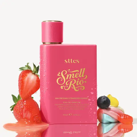 Sttes Smell Rio Perfume 606# (Pressable StrawberryGummies) Hair Perfume for Women - Long-LastingStrawberry, Candy, Vanilla & Marshmallow GourmandFragrance Eau de Parfum 100ml (3.4 fl oz)