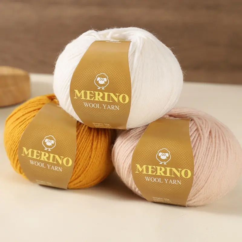 10 Pieces Merino Wool Yarn Balls, 500g Each, Medium Weight, Hand-Dyed Gradient Colors, Ideal for Knitting Sweaters, Scarves, Hats, Soft Knit, Knitting Supplies