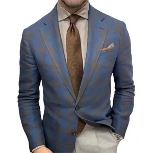 Straight Jacket Casual Green Single-breasted Suit Collar Cotton Polyester Multi-pocket Gray Clothes Fabric