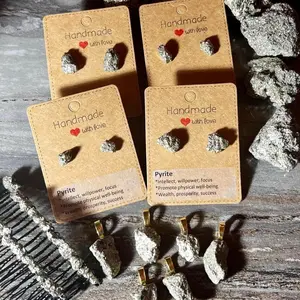 Pyrite Earrings hypoallergenic Pyrite Earrings hypoallergenic