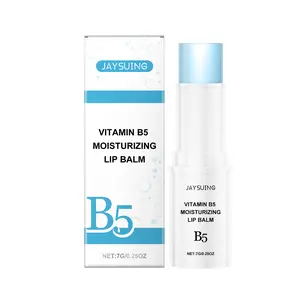 Jaysuing Vitamin B5 Moisturizing Lip Balm Hydrates and Nourishes Lip Skin, Prevents Dryness and Cracking, Moisturizing Lip Care Balm