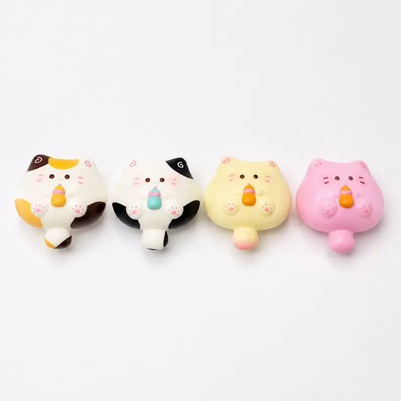 Cute Kawaii Cat Slow-Rising Squishy Toy, Soft Sensory Fidget, Sensory Calming Tool, Anxiety Relief Products, Handheld Decompression Gadget