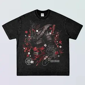 Red Mask Graphic Oversized Washed Tee, Silent Strength Heavyweight Gymcore Shirt, Darcsport Inspired graphic tees, Menswear, Summer Wear - For Wear Menswear Casual 100% Premium Cotton 230gsm, Inspired graphic tees men gifts anime tee dailywear Menswear