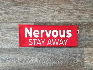 Nervous - Stay Away Leash Sleeve