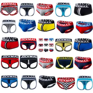 JOCKMAIL 1PCS /2PCS Men's triangular underwear, low waisted underwear, push-ups, and breathable body shaping, available in sizes M-XXL