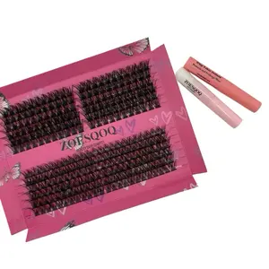 Zoesqoq, (TRIO BUNDLE)  Lash Clusters + Sealant + Adhesive