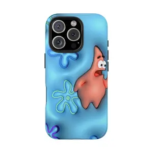 3D Cute Fun SpongeBob Tough Phone Cases for Kids, Cartoon Phone Covers, Gift for Kids, Holiday Accessories, Durable Phone Protection for IPhone 16 15 14 13 12 11 Pro Max