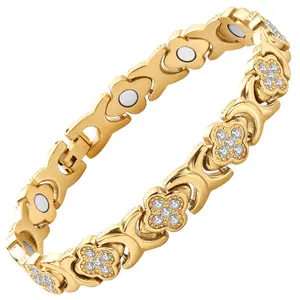 [Mother's Day Gift]Copper Bracelets for Women , Pure Copper Magnetic Bracelet with 3500 Gauss Effective Magnets