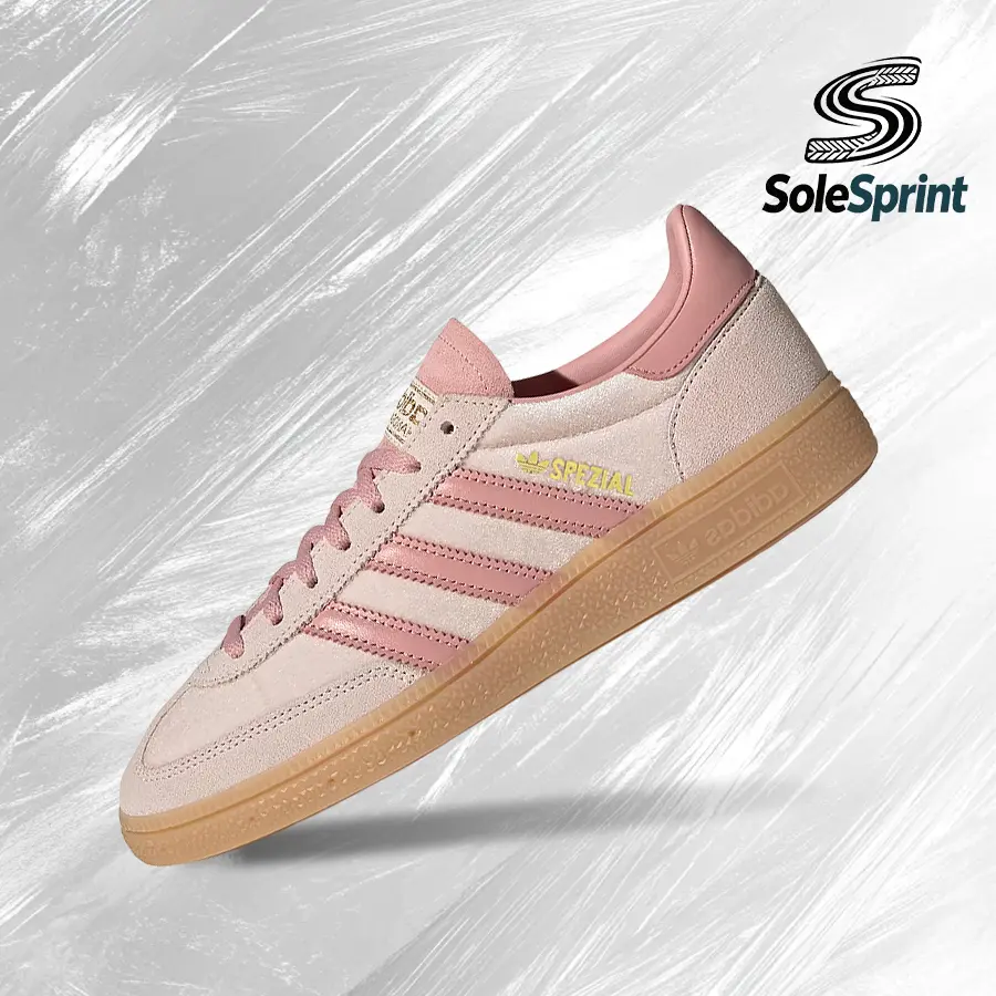 adidas Handball Spezial 'Wonder Quartz Wonder Mauve Gum' (Women's)– Women's Lifestyle Sneakers – shoes for woman -Vintage -Spring & Summer-Inspired Running Shoes, Shock-Absorbing Comfort, Gym to Streetwear Casual Wear-back to school–JR3645