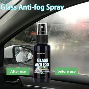 Anti-Fog Coating Agent Spray for Glass, Long-Lasting Car Care Anti-Fog Product, Rearview Mirror Protection, Automotive Accessories, Windshield Spray