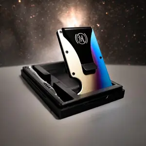 Burnt Aluminum Aluminum Series Wallet Money Clip Starter Kit