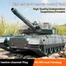 TongLi 1/24 Scale Japanese RC Tank Model - Durable RC Hobby Toy with 360-Degree Rotating Turret, Rechargeable Battery, Realistic Sound+Light, Recharge & Go for 8-10 Years Kids' Children Development Birthday Gift