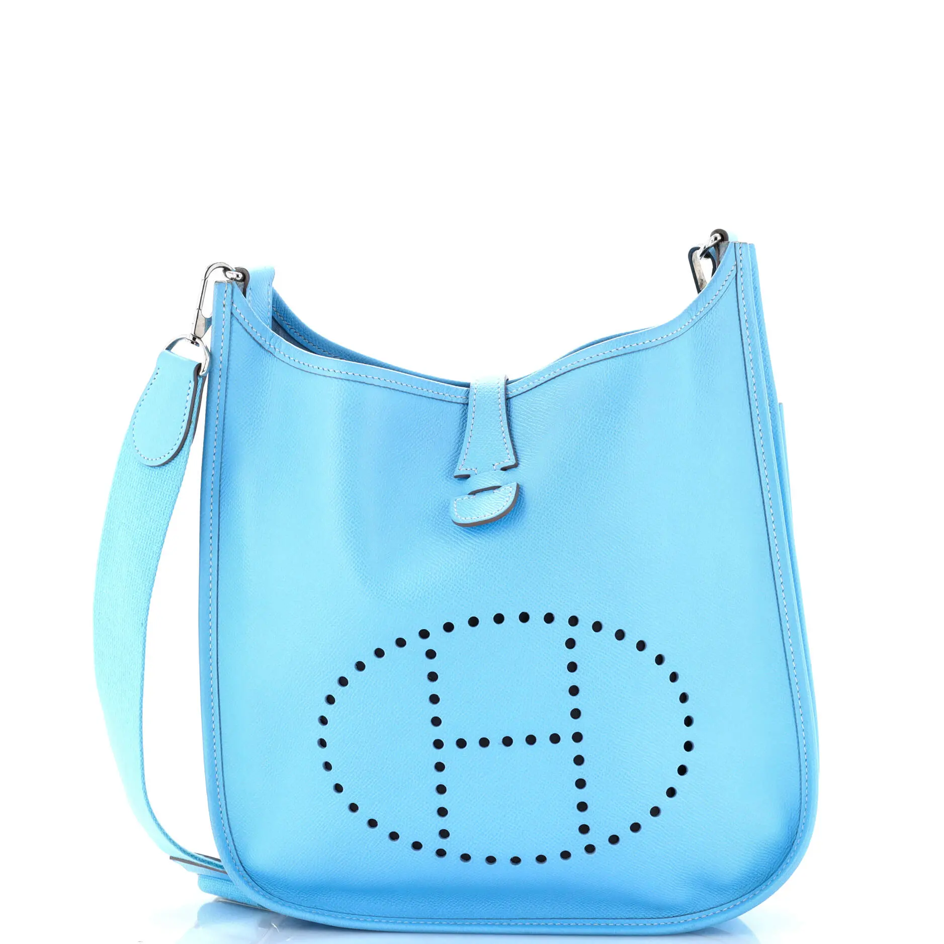 Pre-owned HERMÈS material Messenger Bags Hermes Evelyne Bag Gen III Epsom PM by Rebag