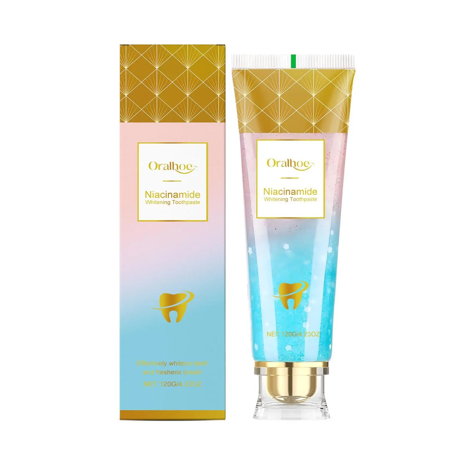Oralhoe Dental Care Toothpaste 120g, New Formula, Starry Sky Scent, Improves Breath Freshness, Suitable for Men and Women, Daily Gentle Care