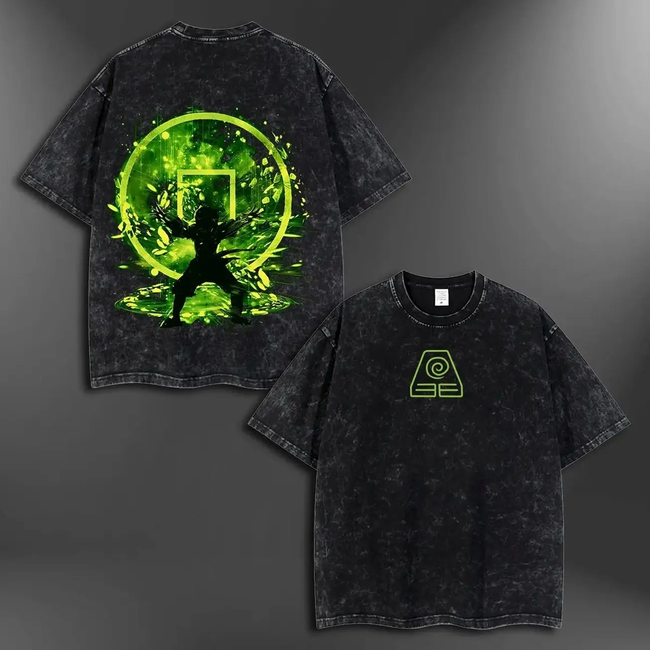 [COLLECTION] Limited Avatar Anime T-Shirt - Aang, Katara, Zuko, Toph Beifong The Last Airbender Double Printed Washed 5PW