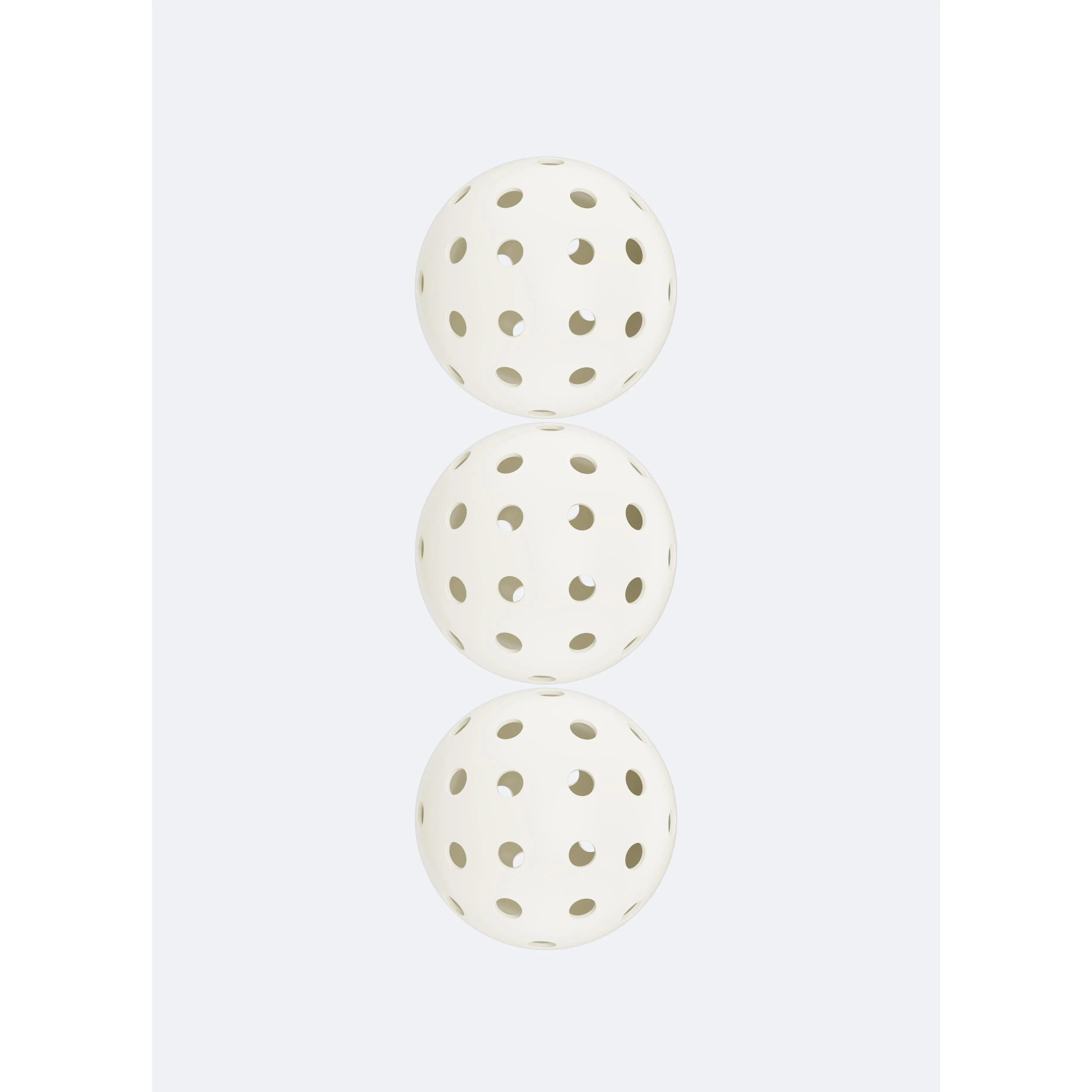 Pickleball Ball Set - 3 Balls, Suitable for Paddle Tennis, Sports & Outdoor Activities, Three Balls