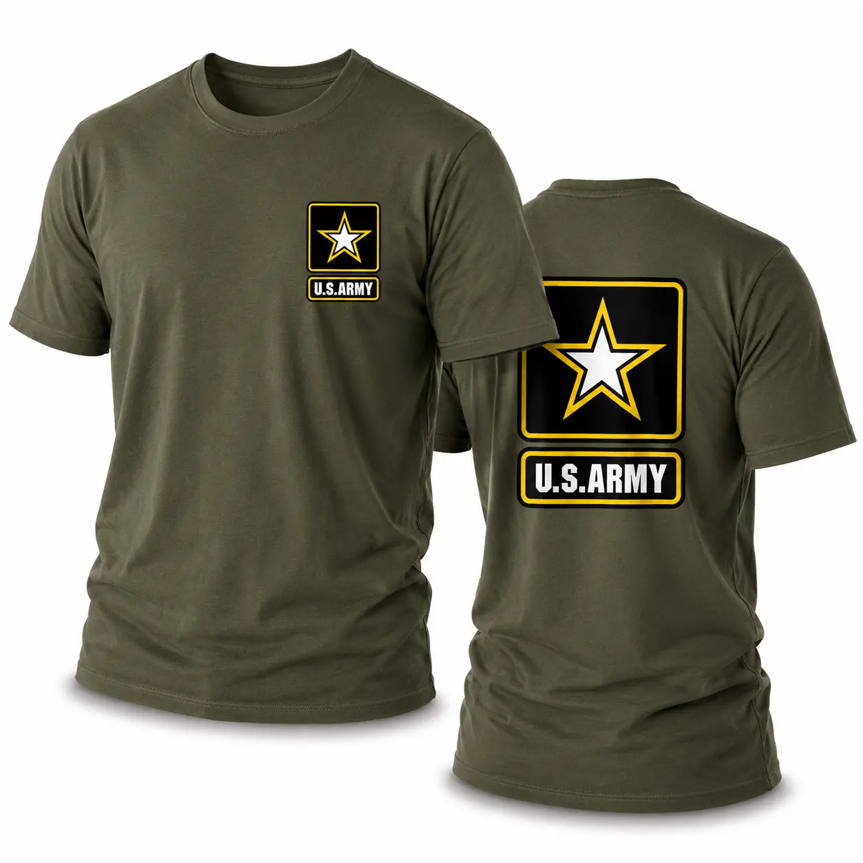US Army Star Logo Shirt Military Patch Graphic Tee, Classic Army Emblem T-Shirt, USA Military Pride Shirt, Minimal Tactical Army Tee, Veteran Support Gift Shirt – Menswear & Underwear - Men's Tops - T-Shirts